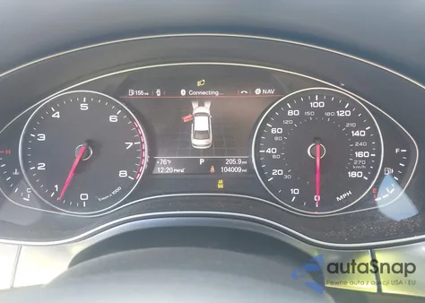 2014 Audi A6 3.0T Premium Plus from USA, damaged, VIN WAUHGAFC2EN029805